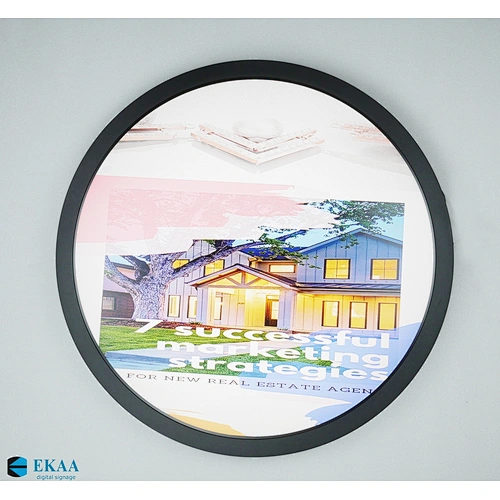 Round lcd displays