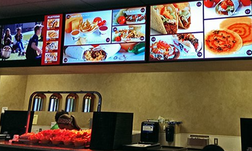 digital signage menu boards