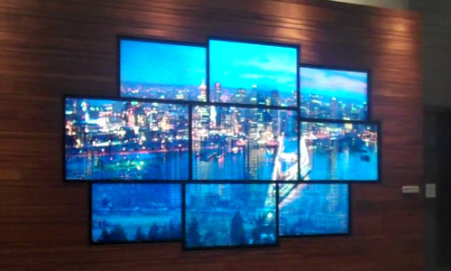 wall mounted advertising screen