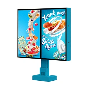 Two Screens Outdoor QSR Drive-thru Menu Boards