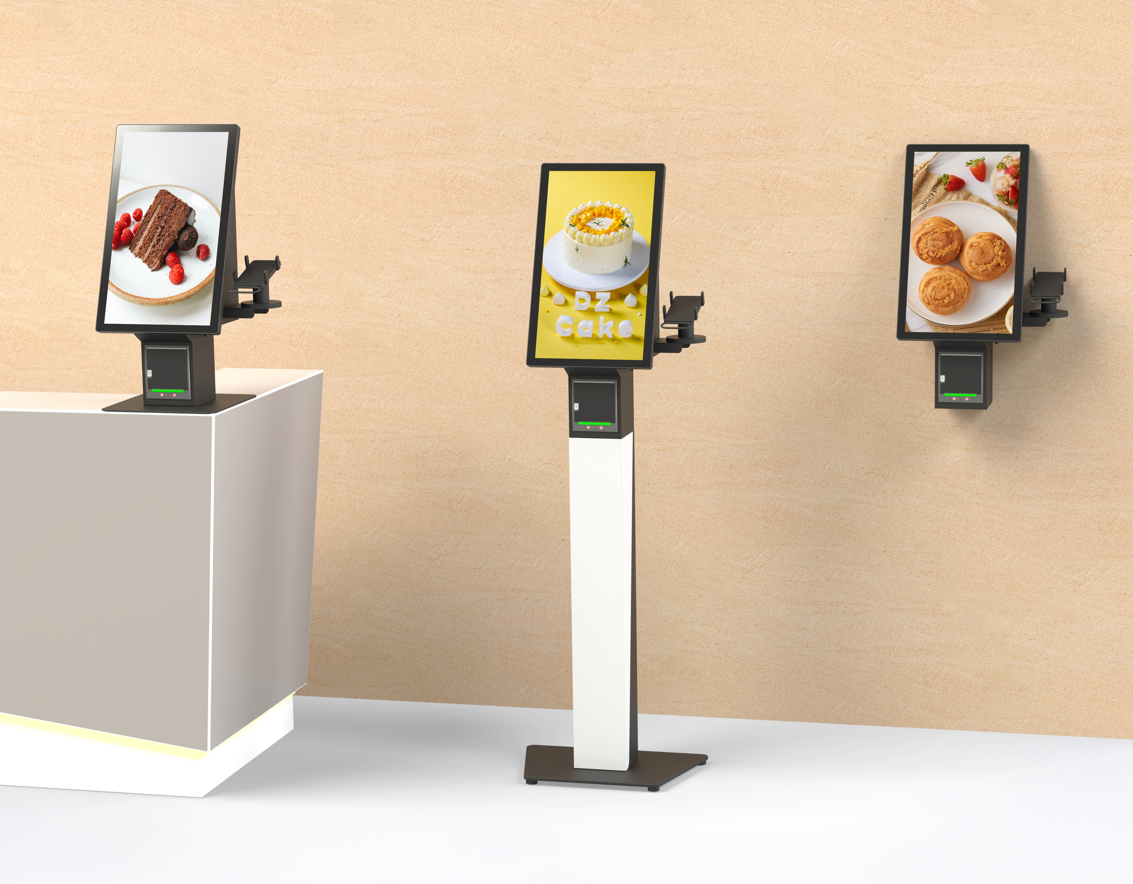 Fast food order kiosk Payment kiosks
