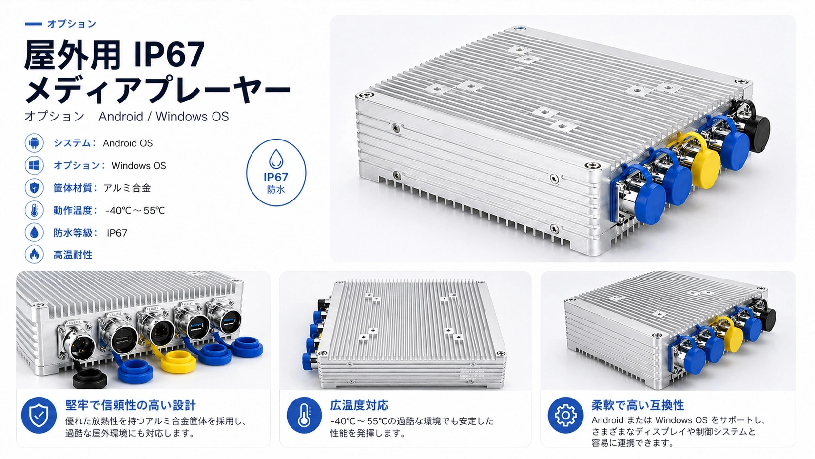 Wayfinding 屋外 IP67 4000nits キオスク - 道案内屋外キオスク 12