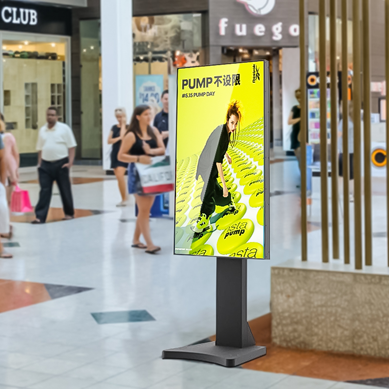 Single Sided High Brightness window facing displays