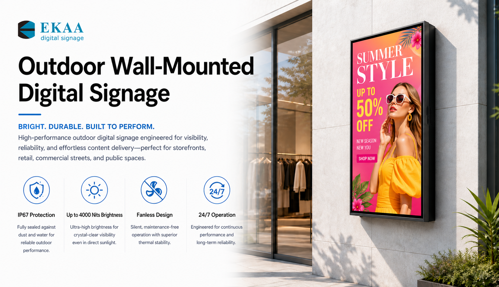 Outdoor LCD Video Wall - Outdoor LCD Video Wall 1