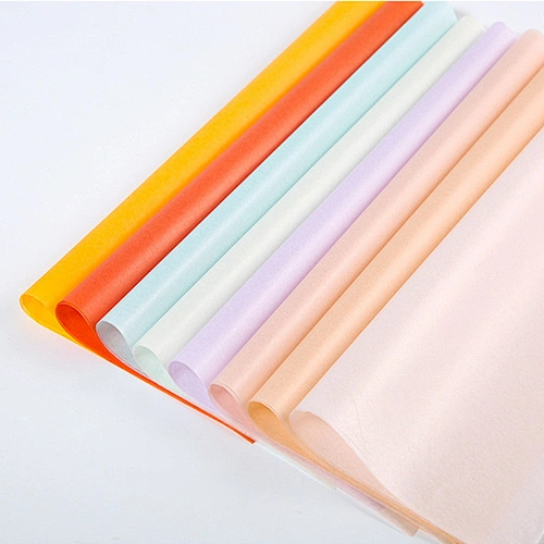 Fluorescent color gift wrapping paper