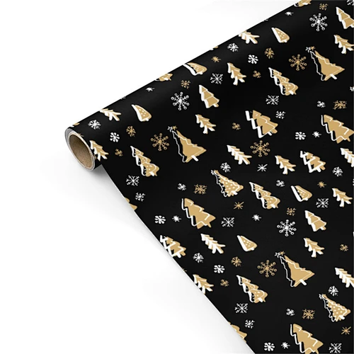 Christmas wrapping paper roll