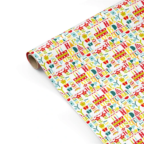 Happy Birthday Gift Wrapping Paper