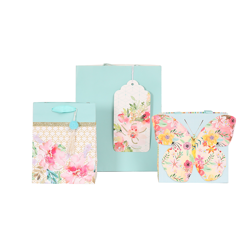 Die Cut Butterfly Paper Bags Gift Package Everyday Series