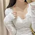Lace bottoming shirt