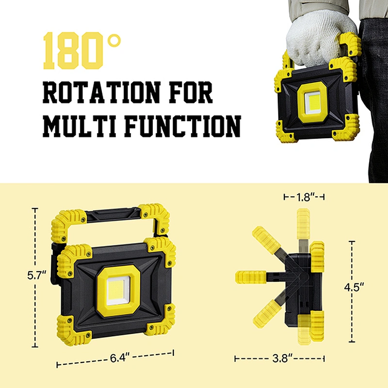 10W 20W 30W Rechargeable best led work light