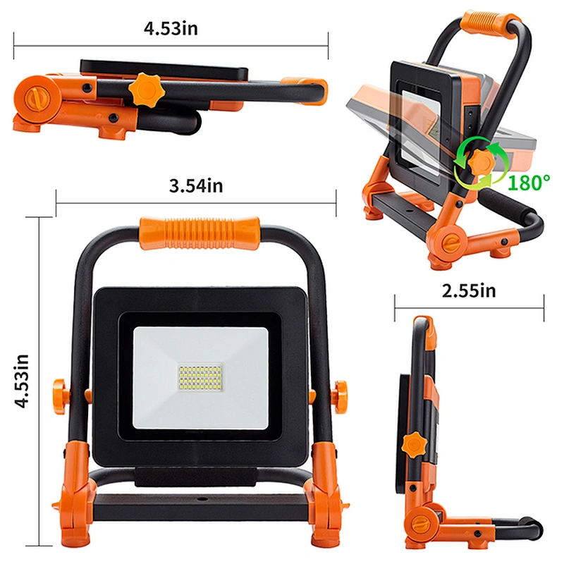 10W 20W 30W magnetic work light Foldable With Bar