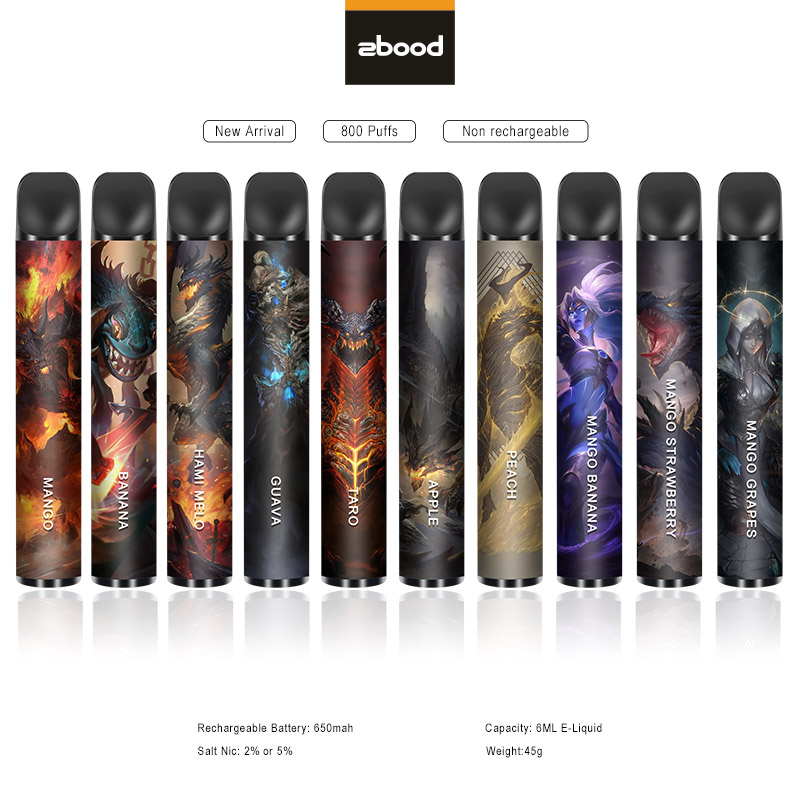 zbood 800 puffs disposable vape pen