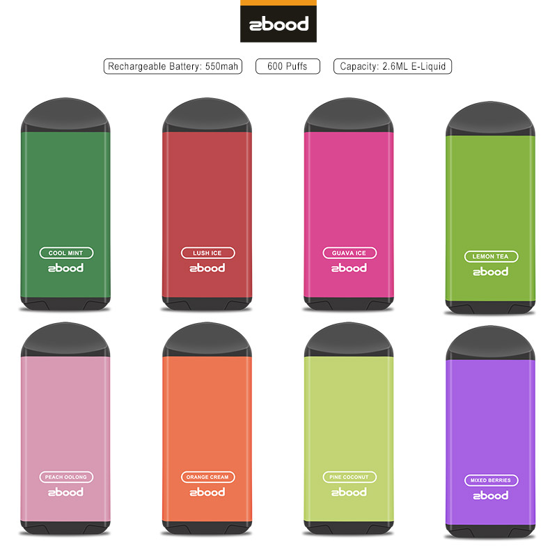 zbood 600 puffs rechargeable vape pen