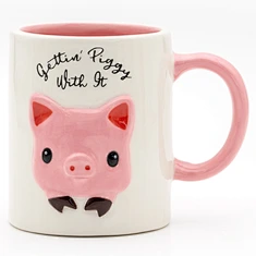 Animal Theme, Piggy Mug, Playful Design
