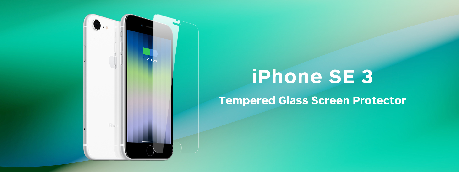 HD Tempered Glass Screen Protector For iPhone SE3