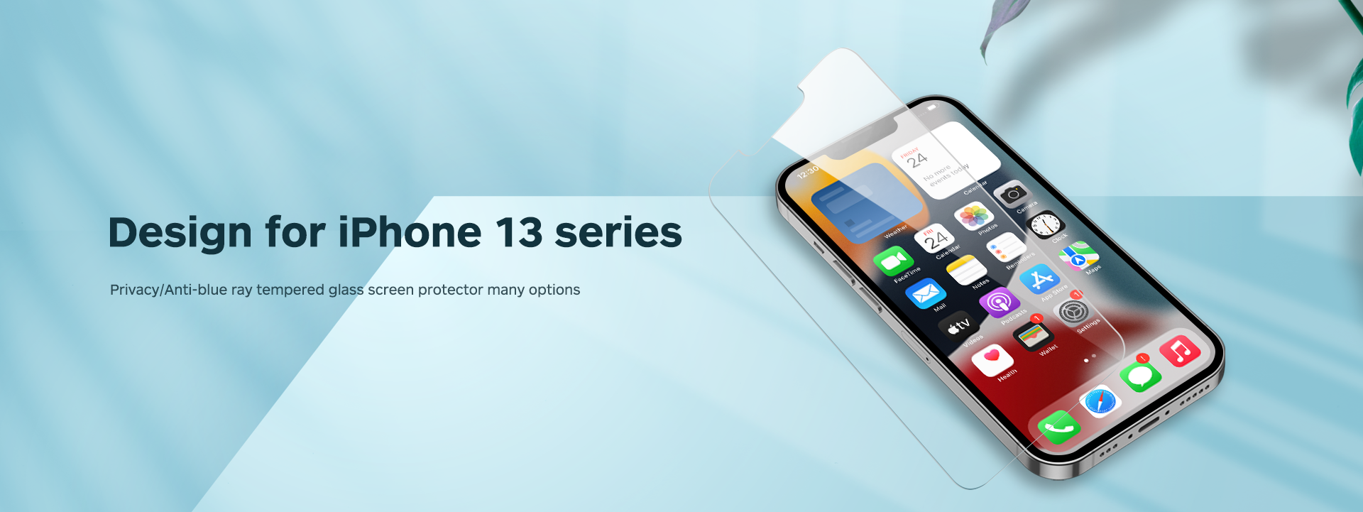 Privacy Tempered Glass Screen Protector For iPhone 13 Series