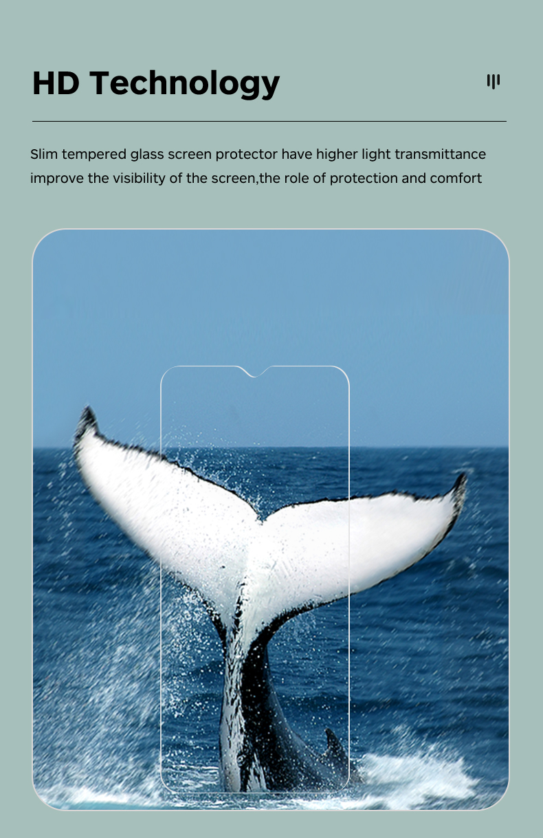 Samsung A13 HD tempered glass screen protector
