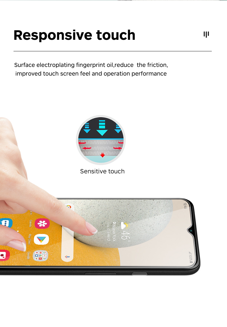 Samsung A13 HD tempered glass screen protector