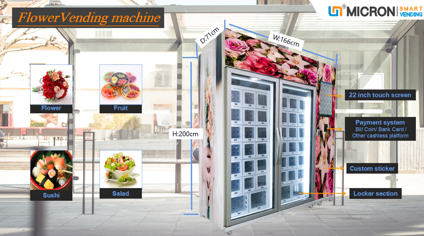 flower vending machine sale