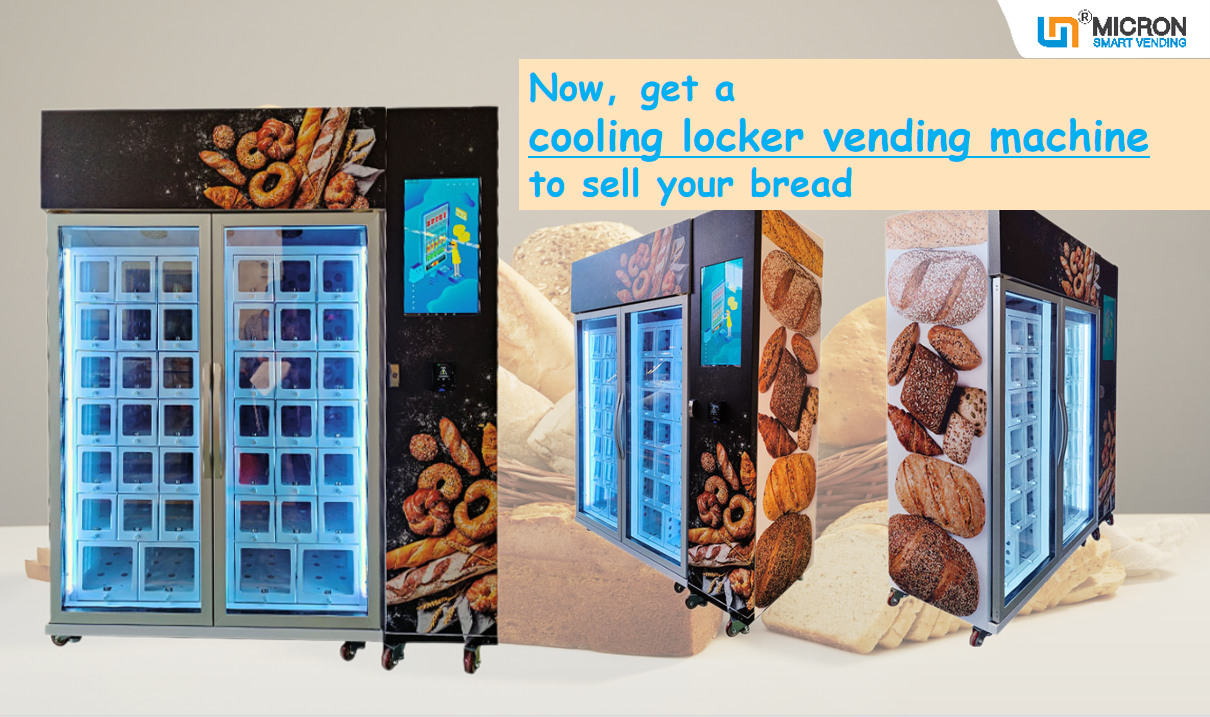 bread cake locker vending machine