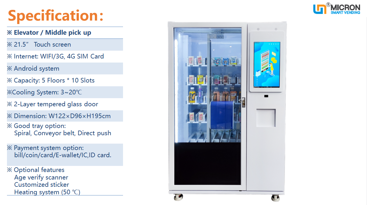 elevator vending machine,glass bottle vending machine