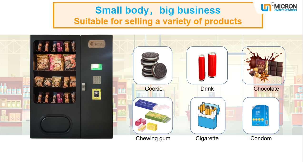 Mini vending machine, snack drink vending machine, e-cigarette vending machine