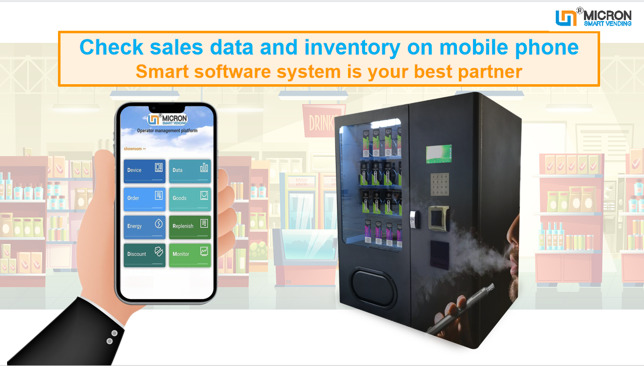 Mini vending machine, snack drink vending machine, e-cigarette vending machine