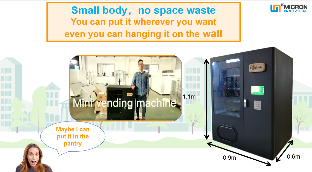Mini vending machine, snack drink vending machine, e-cigarette vending machine