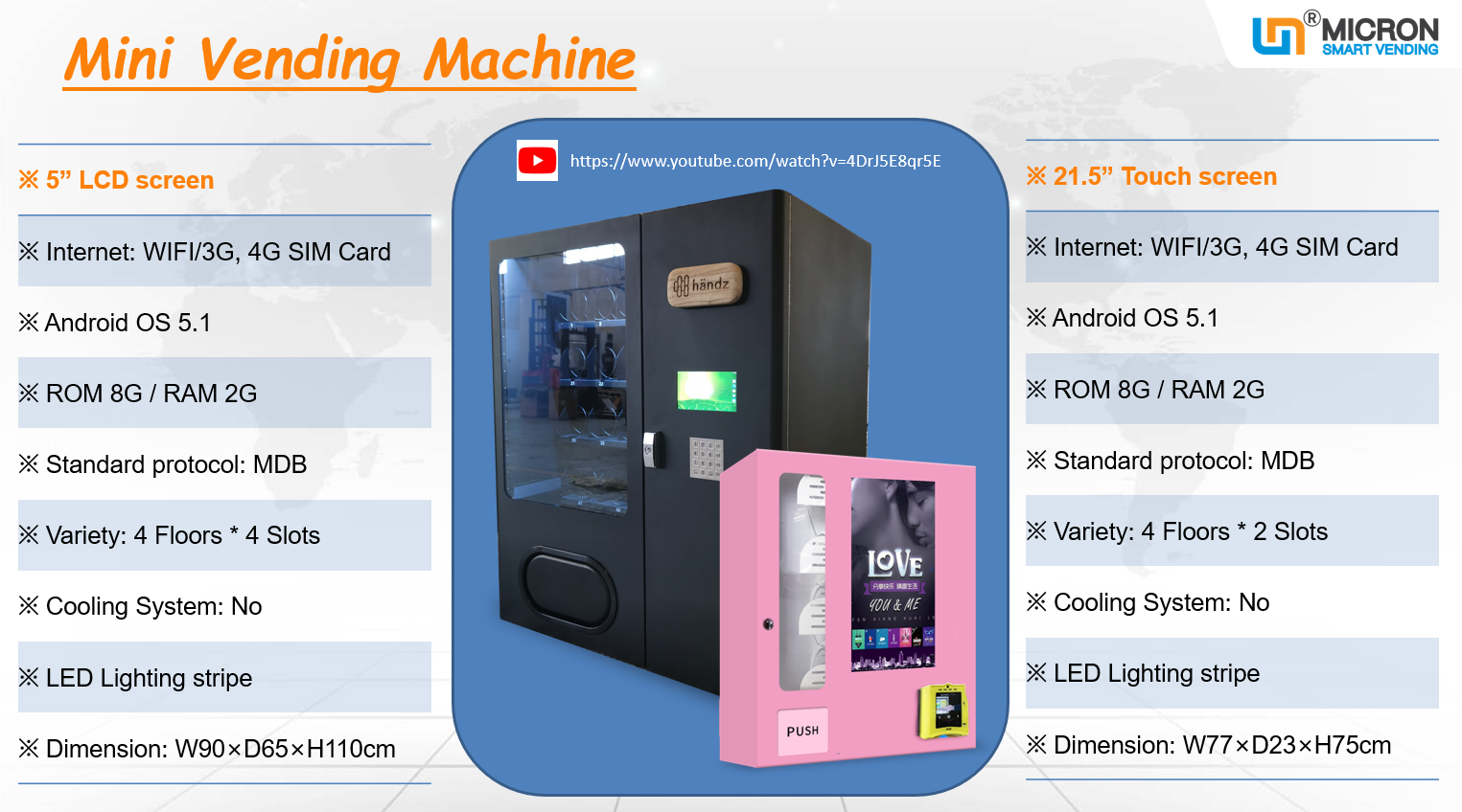 Mini vending machine, snack drink vending machine, e-cigarette vending machine