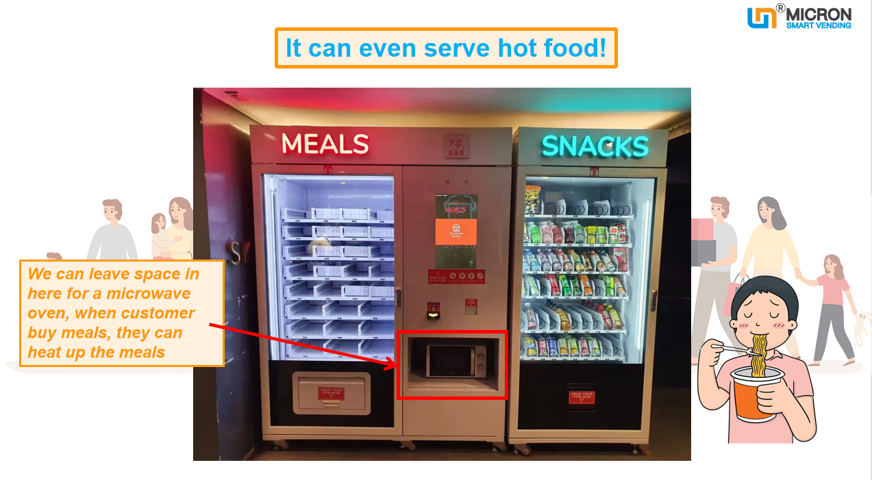 snack drink combo vending machine, meal vending machine,cooling system vending machine