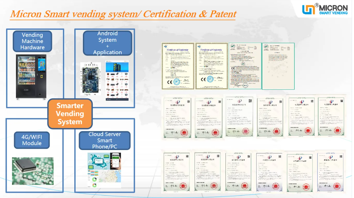 Big capacity vending machine snack and drink vending machine