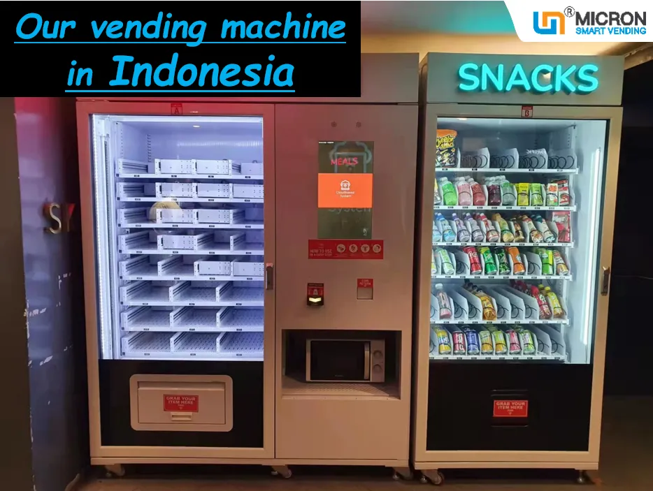 Big capacity vending machine snack and drink vending machine