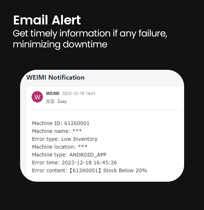Email Alert
