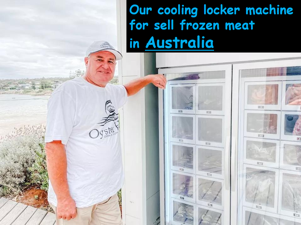Frozen meat vending machine, seafood vending machine, freezer vending machine, cooling vending machine