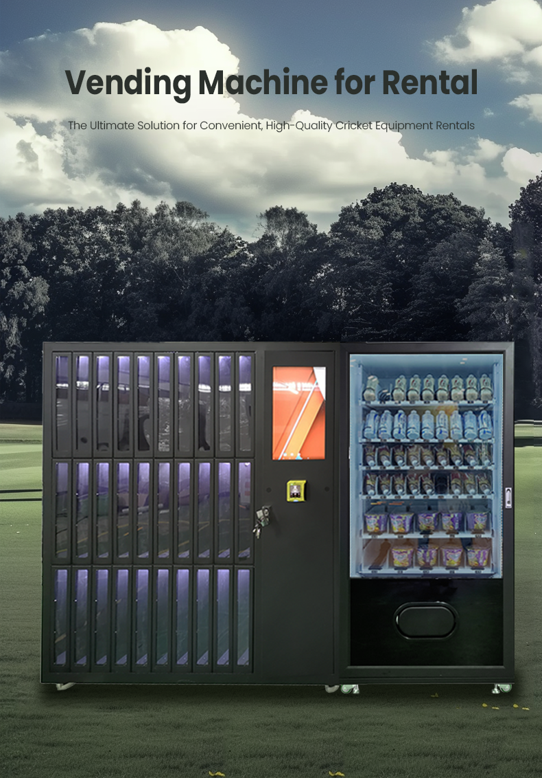 Cricket + Snack vending machine is for rental