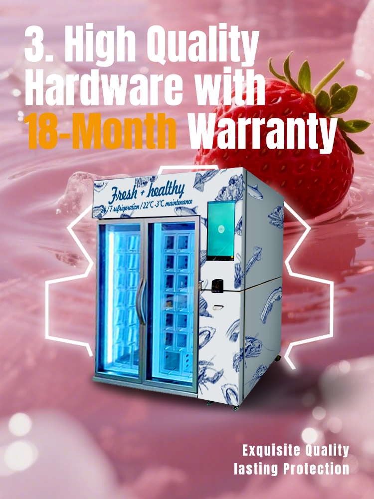 Strawberry locker vending machine suport 18 month warranty