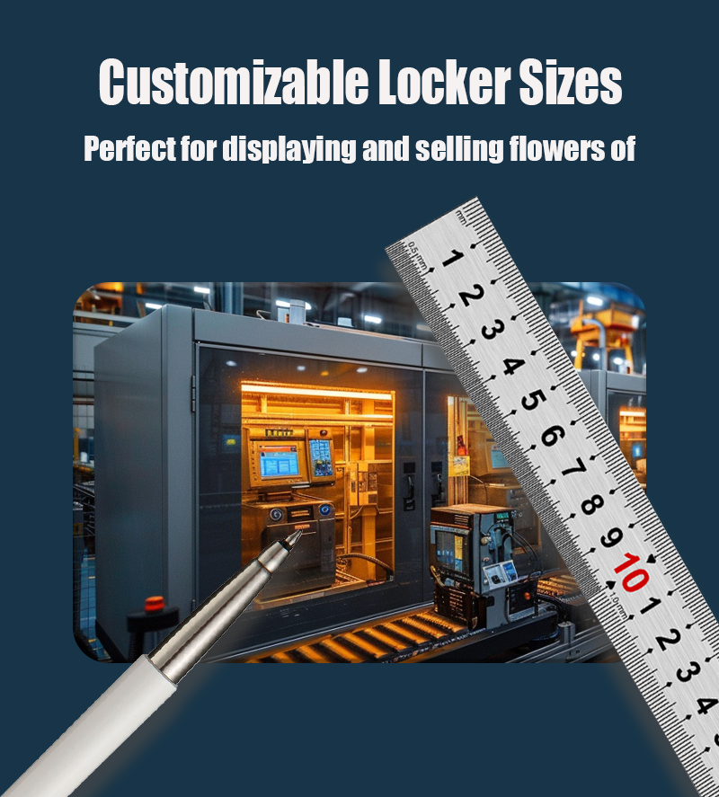 Protein powder vending machine can customize locker size
