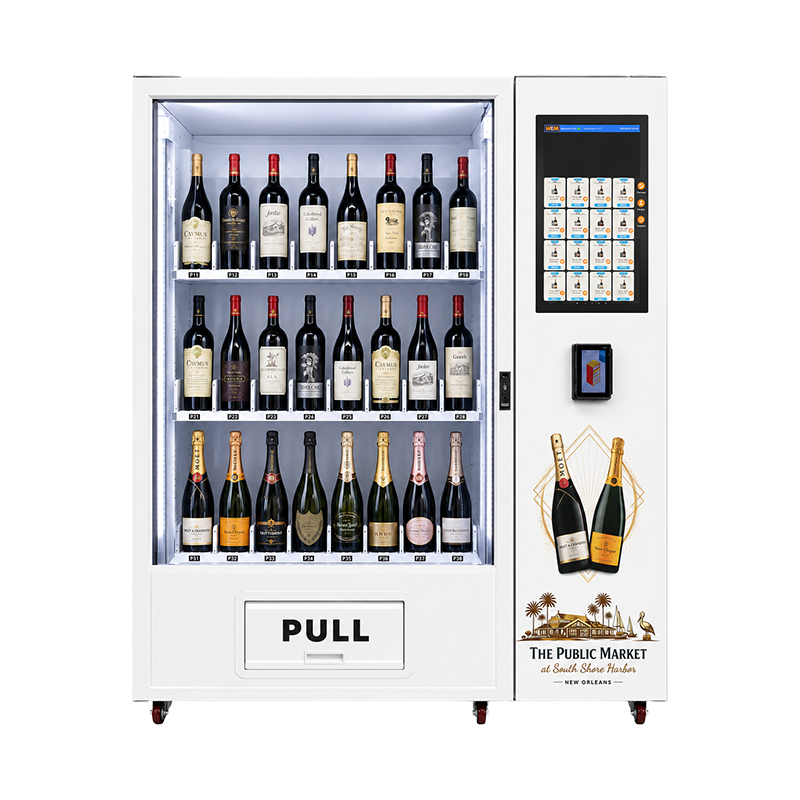 Market configuration for WEIMI wine vending machine