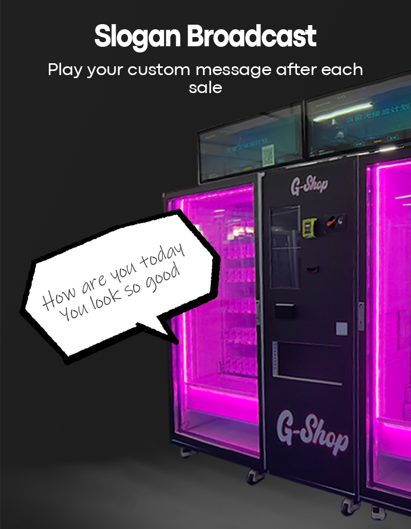 WEIMI BJD Doll model vending machine large capacity anti-breakage can slogan broadcast
