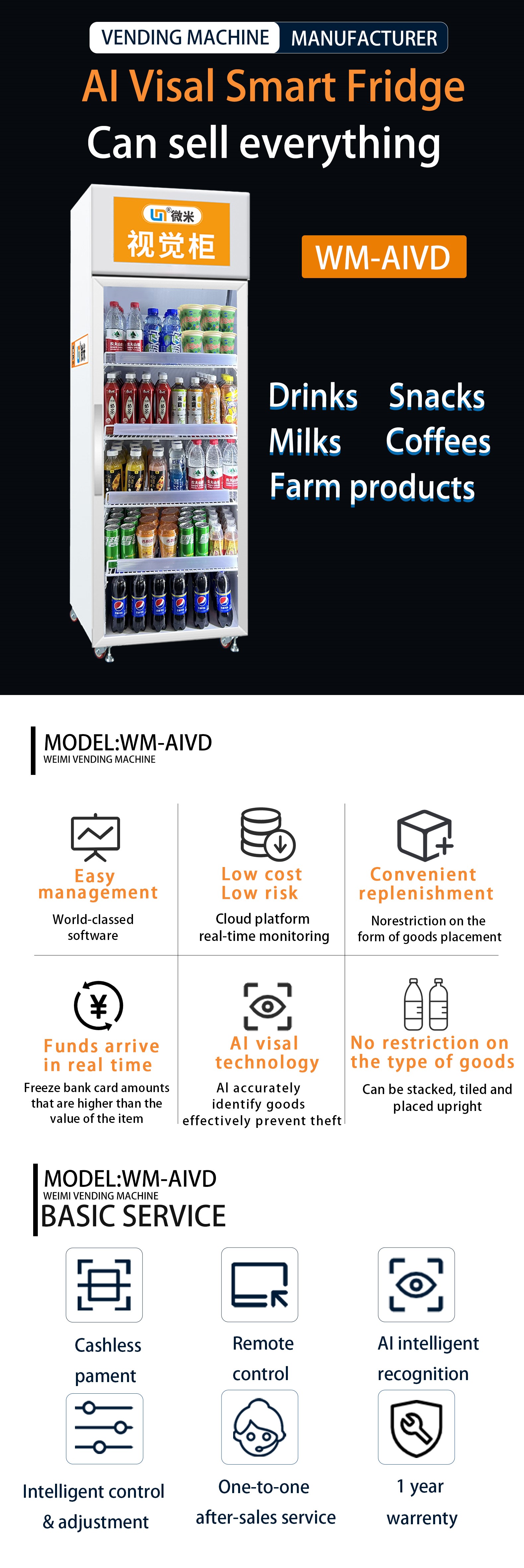 Micron office AI visual vending machine sell anything