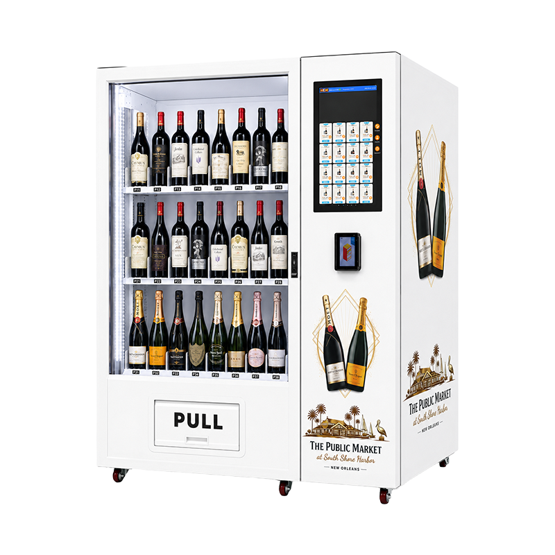 Standard WEIMI wine vending machine configuration