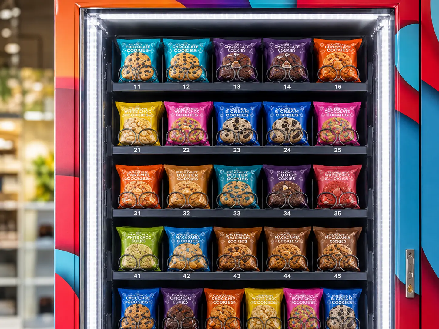 WM22 cookie vending visual merchandising