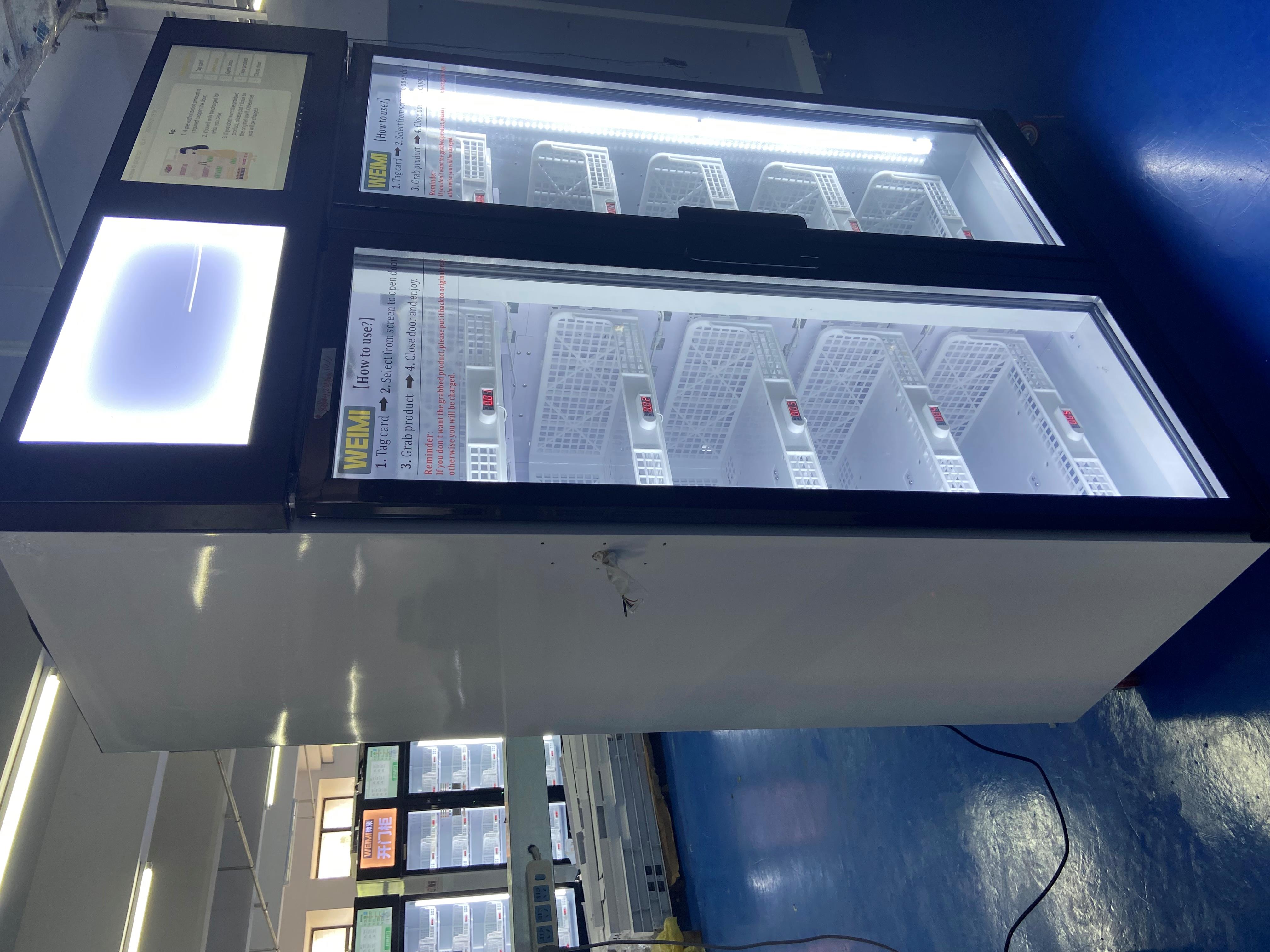 Micron Double Door Smart Fridge Vending Machine to the USA