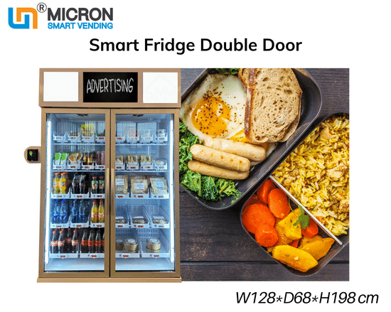 Micron Smart Vending at Germany Vending Show-VENDTRA smart fridge vending machine