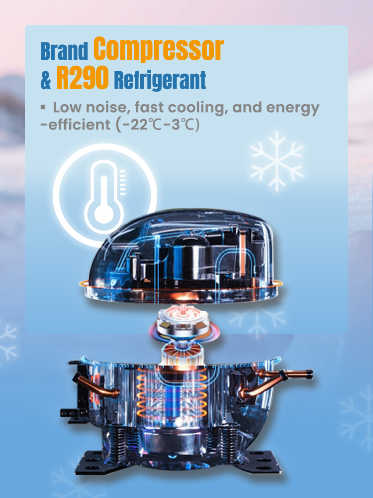 Strawberry locker vending machine brand compressor and r290 refrigerant
