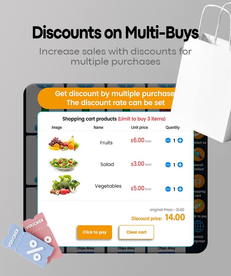 Fruit Cup Vending Machine have 21.5 inch touchscreen designed to provide a healthy, convenient snack option to any location.