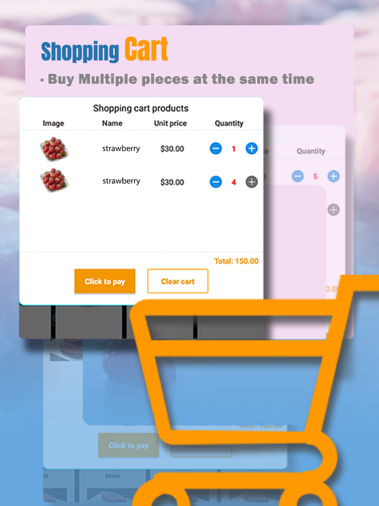 Strawberry locker vending machine can buy multiple pieces at the same time