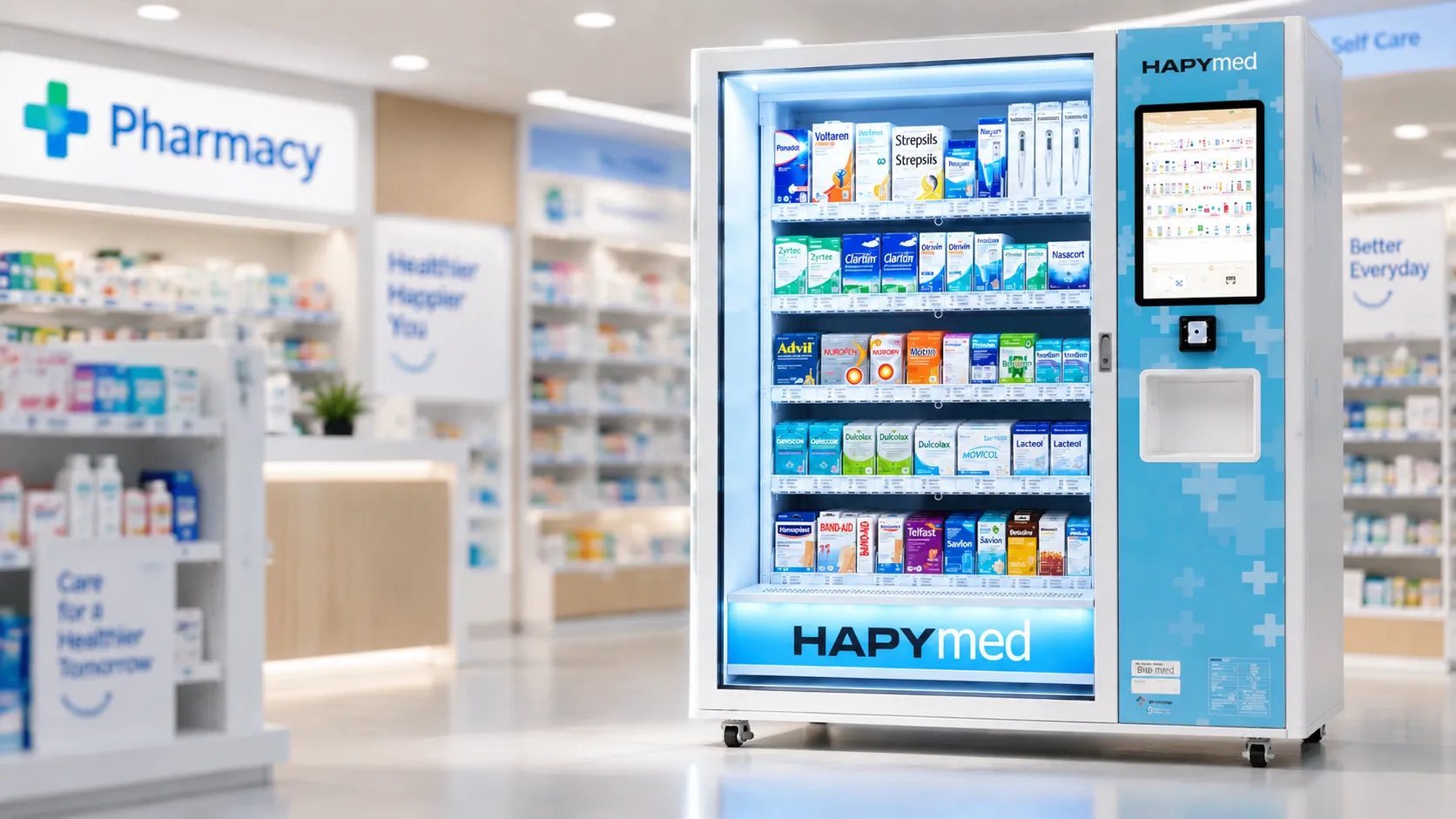 CarePoint 24 smart medicine vending machine for 24 hour health product retail