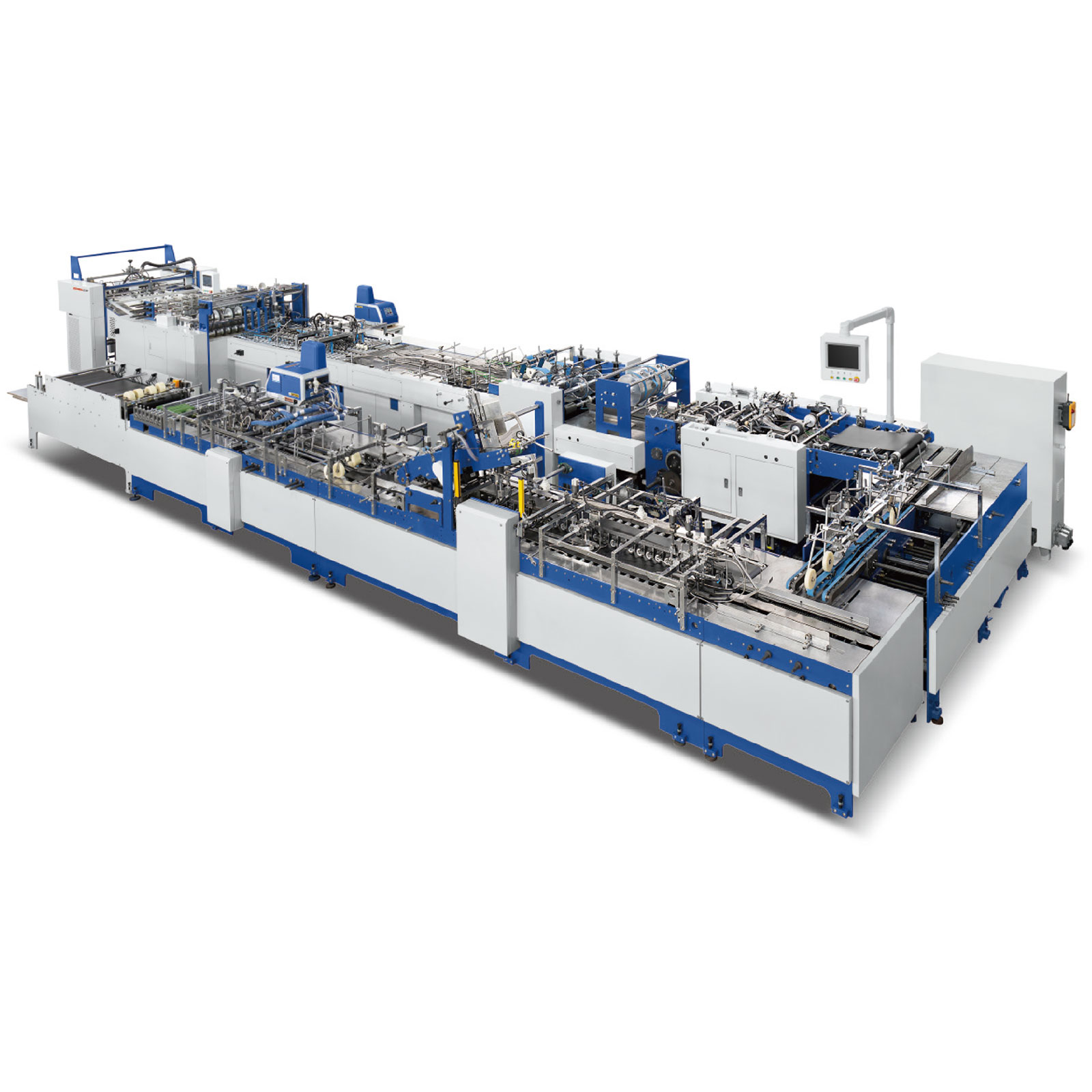 Sheet Feeding Bottom Reinforced Paper Bag Making Machine