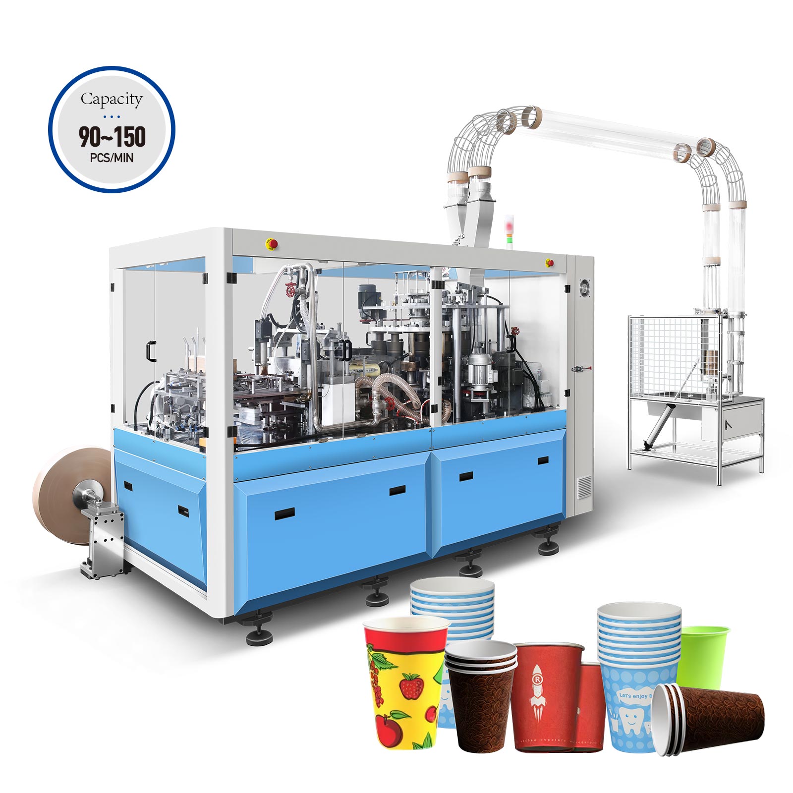 Máquina para hacer tazas de té de papel